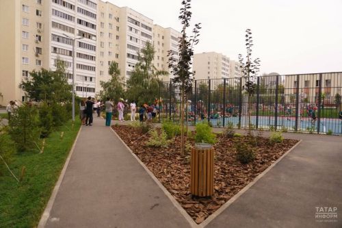 Программа «Наш двор» в Татарстане выполнена на 63%