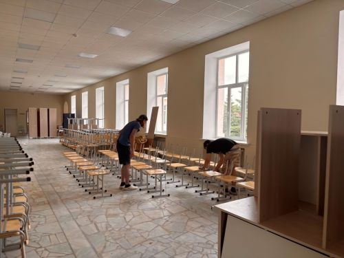 В Уруссинской школе №2 кипит работа