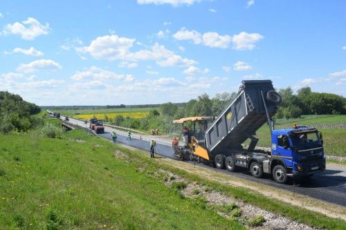 В Мензелинском районе  завершились работы по обновлению двухкилометрового участка дороги