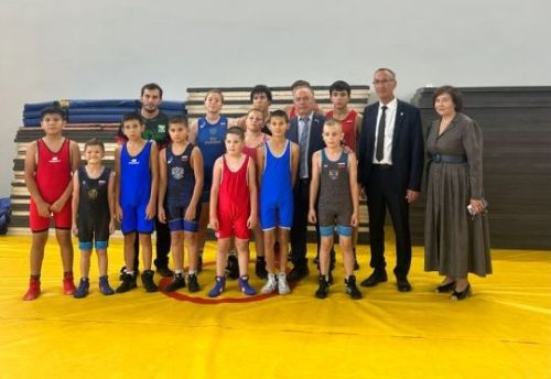Визит почетного гостя в спортивную школу «Олимп»