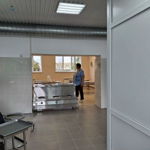 Завершающий этап модернизации школьного пищеблока в Каракашлах