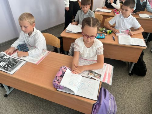 ЮИДовцы Уруссинской школы проверяют знания о безопасных маршрутах