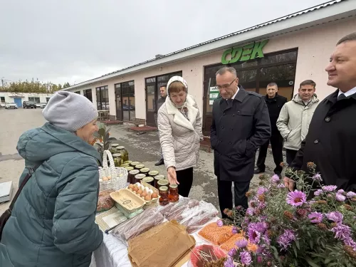 Сегодня в Ютазинском районе прошла первая осенняя ярмарка