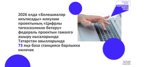 Татарстан авылларында 73 яңа база станцияләре куелачак