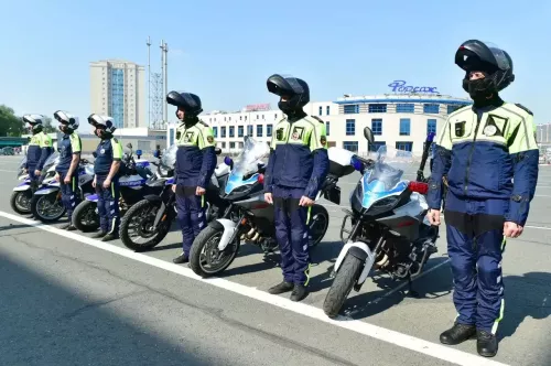В Татарстане приступил к работе полицейский мотопатруль
