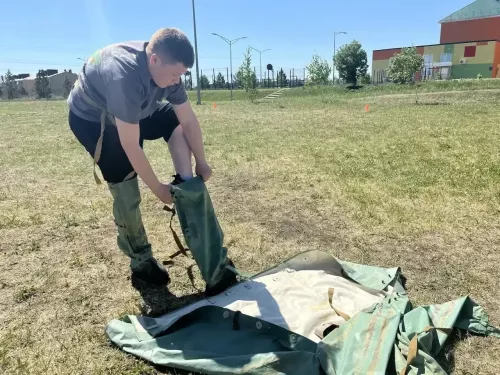 Школа мужества: в Уруссинской гимназии прошли традиционные военные сборы