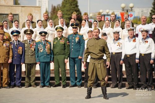 В парке Победы Казани сняли клип к 81‑й годовщине Победы