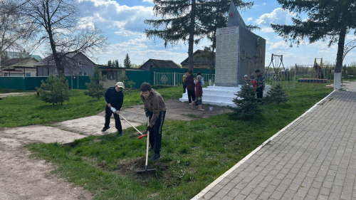 Память в каждом дворе: юные экологи отдают дань героям