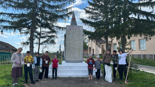 Память в каждом дворе: юные экологи отдают дань героям