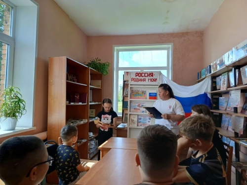 В Ташкичуйской библиотеке ко Дню России провели познавательный час о многонациональности России