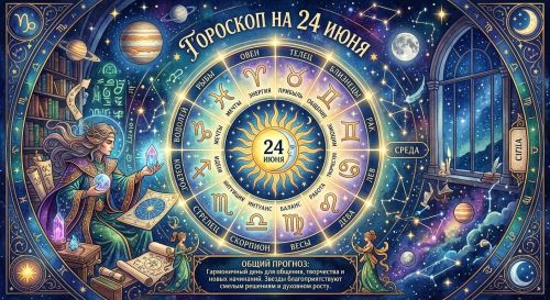 Гороскоп на 24 июня: день, когда звёзды шепчут о переменах