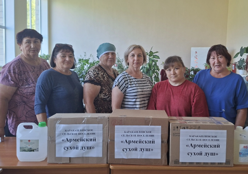 Жители Каракашлов собрали помощь для бойцов