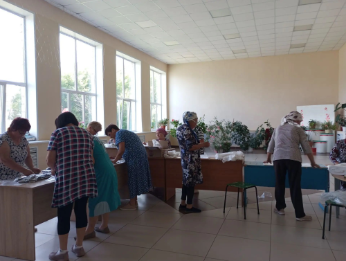 В Каракашлинском поселении собрали «армейский сухой душ»