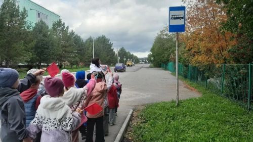 Маленькие пешеходы учатся большой безопасности