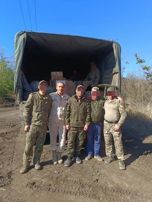 Наши волонтеры из «ТылСВО» и «Лучи добра» доехали до ребят!