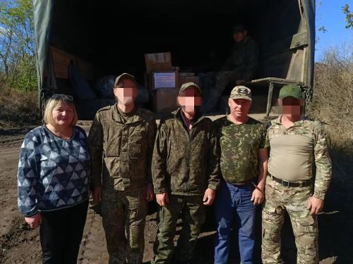 Наши волонтеры из «ТылСВО» и «Лучи добра» доехали до ребят!