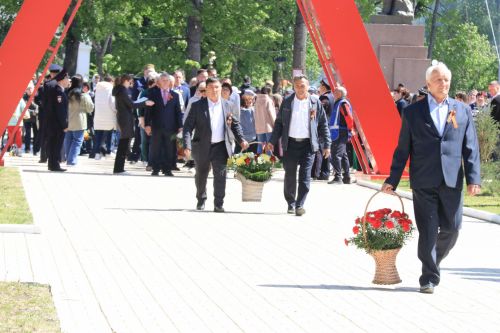В посёлке Уруссу на славу отпраздновали 9 Мая