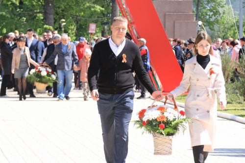 В посёлке Уруссу на славу отпраздновали 9 Мая