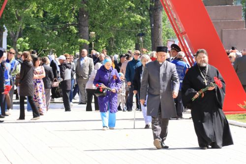 В посёлке Уруссу на славу отпраздновали 9 Мая