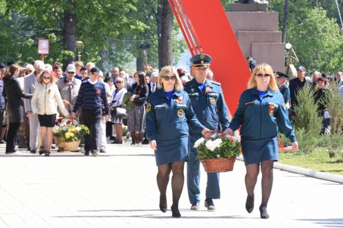 В посёлке Уруссу на славу отпраздновали 9 Мая