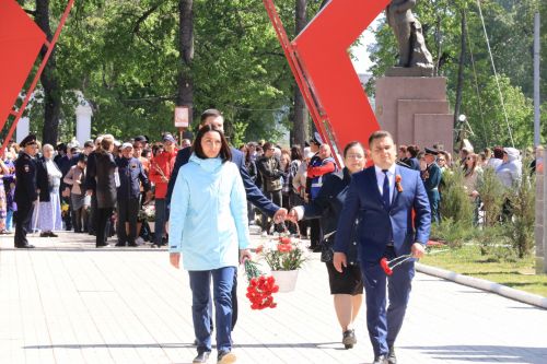 В посёлке Уруссу на славу отпраздновали 9 Мая
