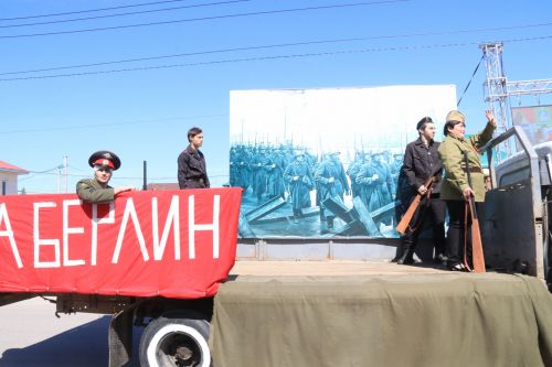 В посёлке Уруссу на славу отпраздновали 9 Мая