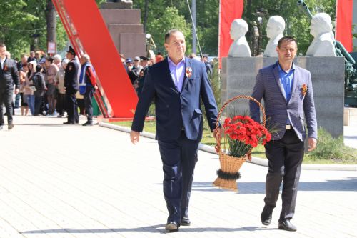 В посёлке Уруссу на славу отпраздновали 9 Мая