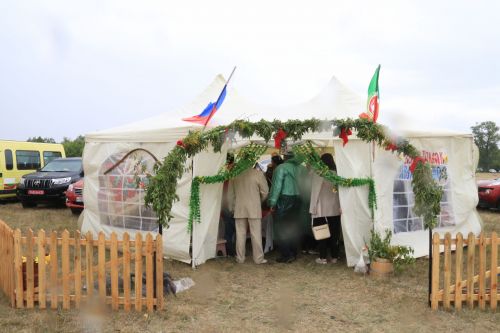 На ютазинской земле встретились «прошлое» и «настоящее»