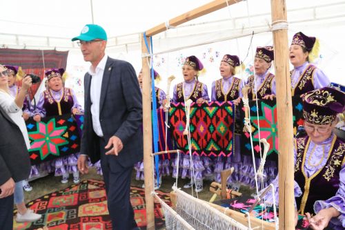 На ютазинской земле встретились «прошлое» и «настоящее»