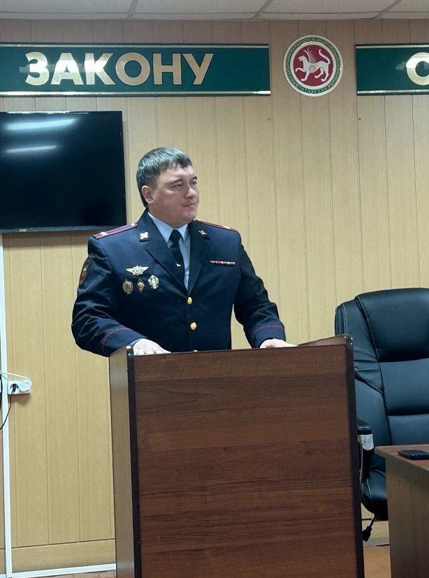 Новым начальником отдела МВД по Бугульминскому району назначили Ленара Салемгараева