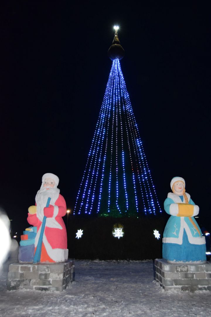 Новогодние огни - в парке «Янарыш»