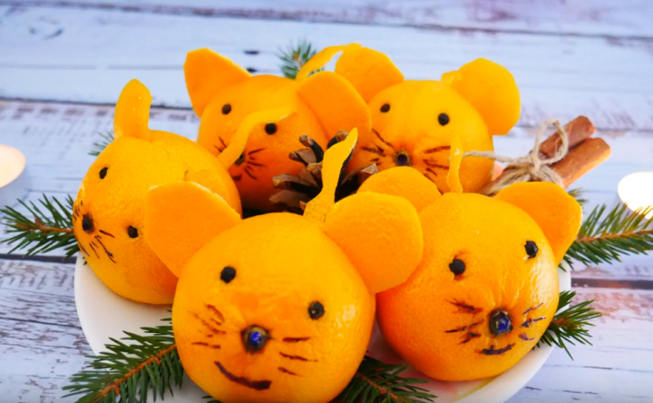 Как в Год Крысы подать мандарины на Новогодний стол?