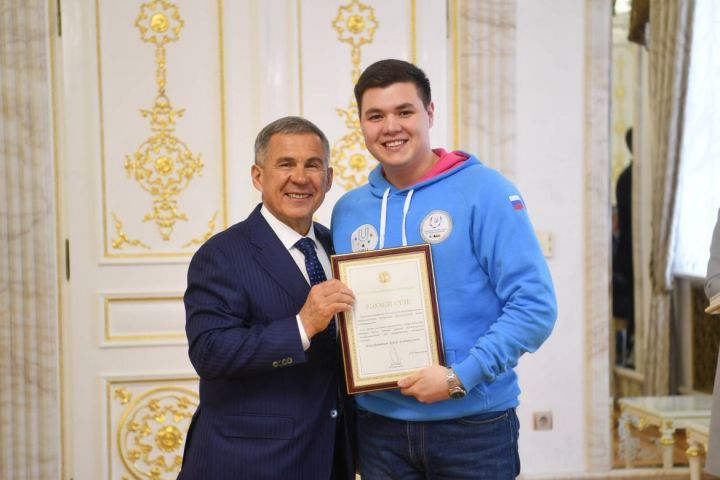 В Казани прошла встреча Президента РТ с призерами и победителями XXIX Всемирной зимней универсиады 2019 года.