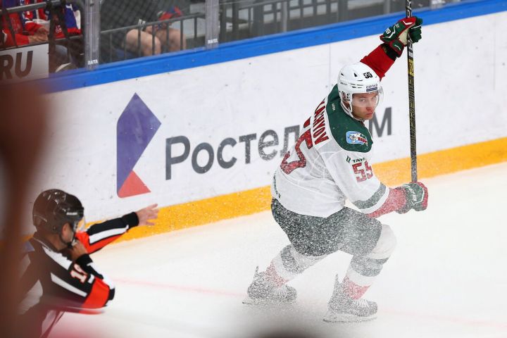Шайба Ткачёва вошла в топ-10 самых красивых голов недели КХЛ