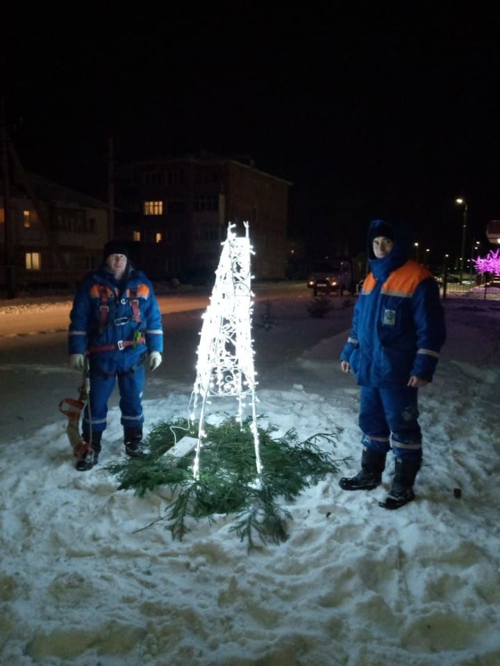 ?⛄С каждым днем краше становится наш поселок