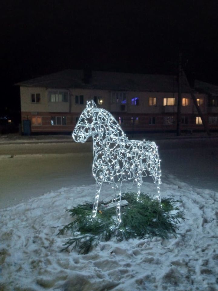 ?⛄С каждым днем краше становится наш поселок