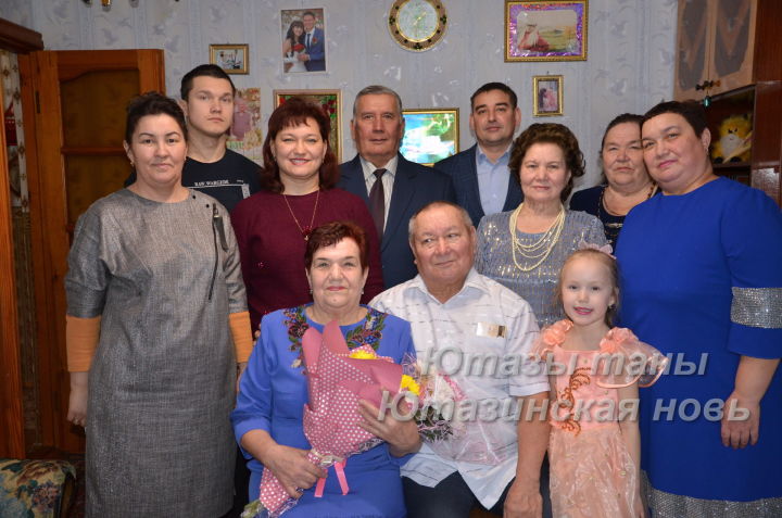 Уруссинцы Халит и Савия Сулеймановы отметили 50-летний юбилей совместной жизни