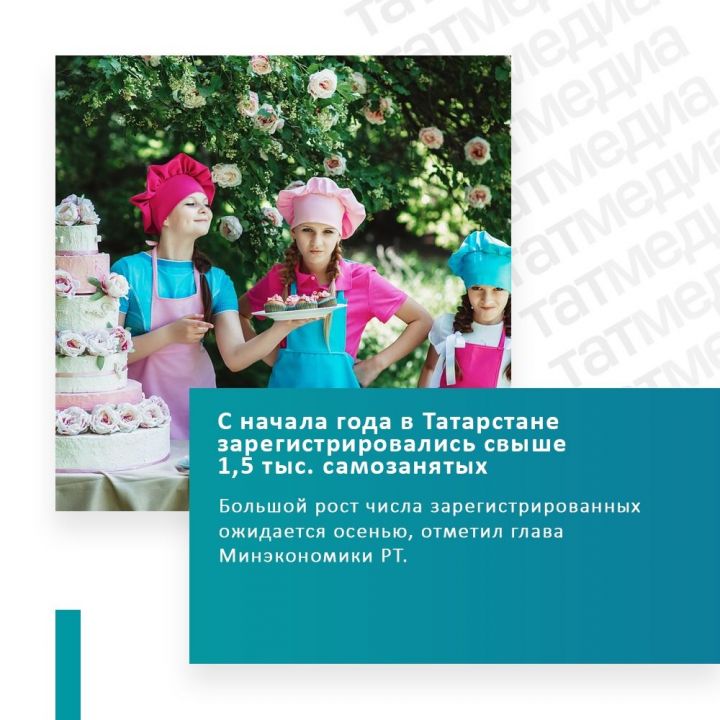 С начала 2020 года в Татарстане зарегистрировались свыше 1,5 тысячи самозанятых