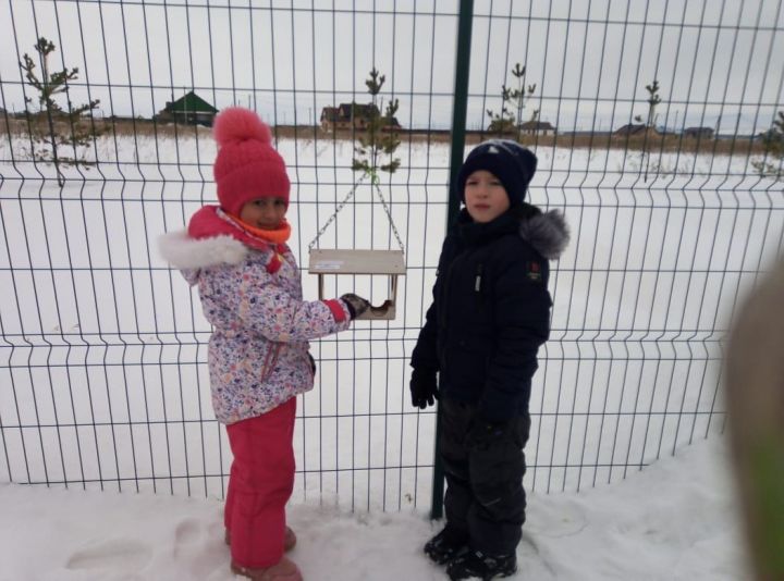 В Уруссинском детском саду №7 провели экологический конкурс«Птичья столовая»