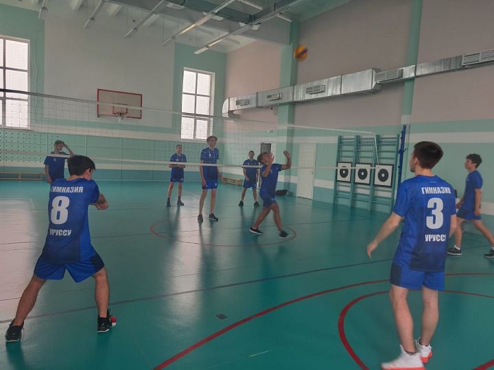 Волейбольная команда Уруссинской гимназии стали победителями на муниципальном этапе Турнира по волейболу