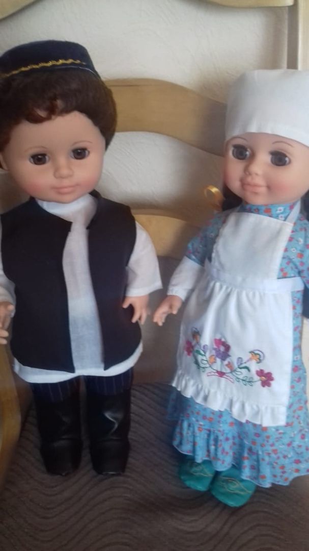В каждое дошкольное образовательное учреждение Ютазинского района по линии министерства образования поступили куклы, говорящие на татарском языке
