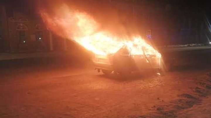 В Бугульме задержали пьяных приятелей, которые зарезали таксиста и сожгли авто