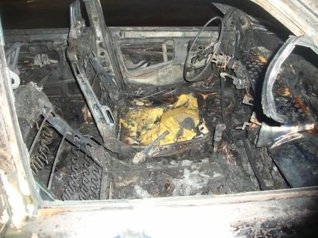 В Бугульме задержали пьяных приятелей, которые зарезали таксиста и сожгли авто