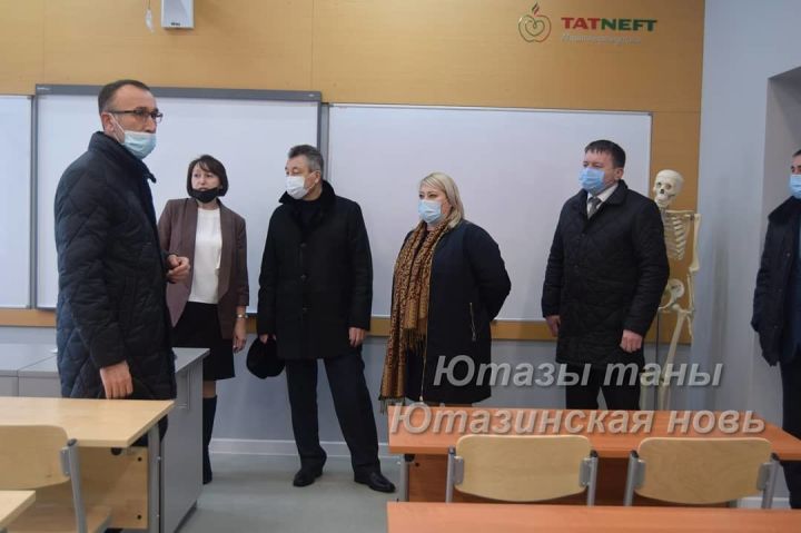 Ютазинский  район  посетил постоянный представитель РТ в Республике Башкортостан Якубов Юсуп Диганшеевич