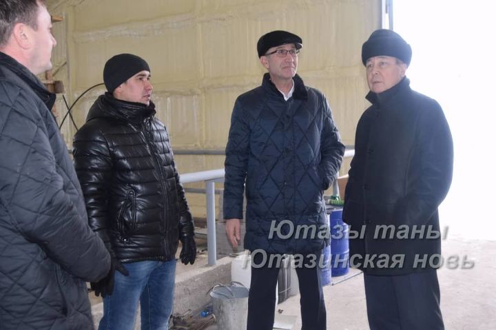 Ютазинский  район  посетил постоянный представитель РТ в Республике Башкортостан Якубов Юсуп Диганшеевич