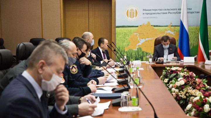 Марат Зяббаров провёл заседание республиканского штаба по недопущению распространения АЧС на территории РТ