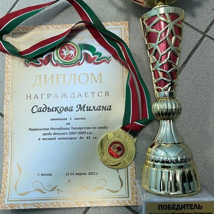 Ютазинские самбисты привезли медали из Булгара