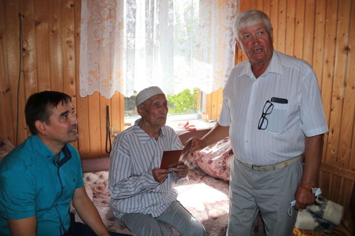 Камиль Моталлапович Кашапов из села Ютаза отметил свое 101-летие