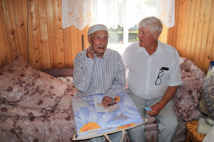 Камиль Моталлапович Кашапов из села Ютаза отметил свое 101-летие