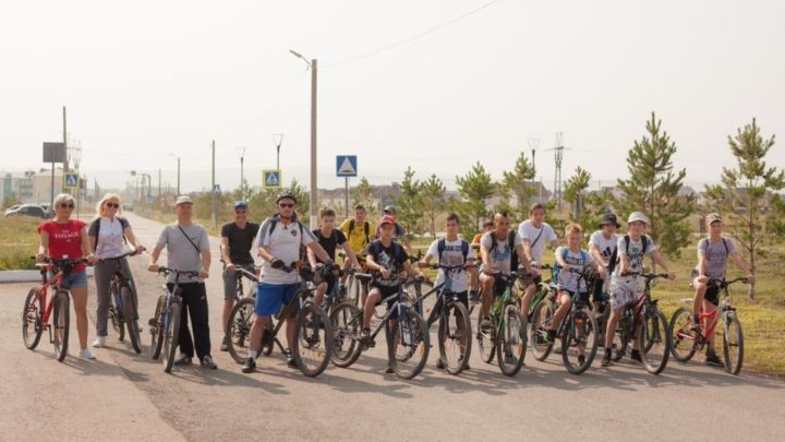 Жители района приняли участие в велопоходе